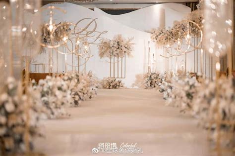 室内婚礼现场布置效果图 - 中国婚博会官网