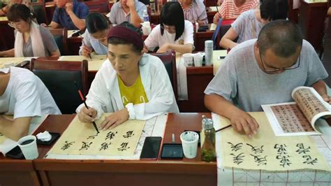 宁晋县第二十期中小学书法教师培训开班 河北书法教育网