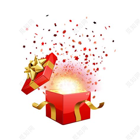 金色礼物盒包装礼盒素材图片免费下载-千库网