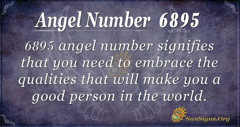What Does Seeing Angel Number 6895 Mean? Know The Spiritual, Biblical ...