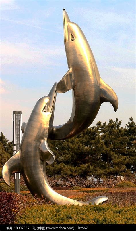 铜雕海豚高清图片高清图片下载_红动网