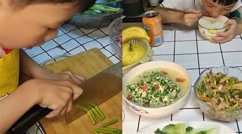 迷你小厨房做饭小视频，自制双椒酱，做了一份铁板鸭肠