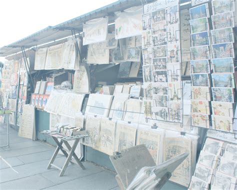 塞纳河边卖画得小铺好像上个世纪，卖画得摊… - 堆糖，美图壁纸兴趣社区