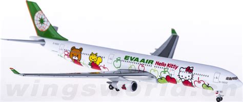 AC4B16332 长荣航空 Airbus A330-300 B-16332 Hello Kitty 苹果机 AeroClassics 1: ...