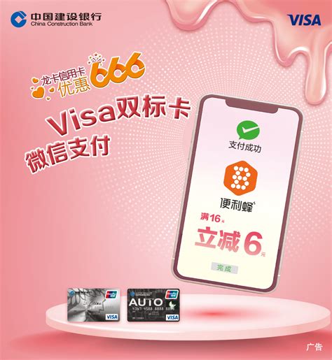 欢迎访问中国建设银行网站_Visa双标卡微信支付_便利蜂满16元立减6元