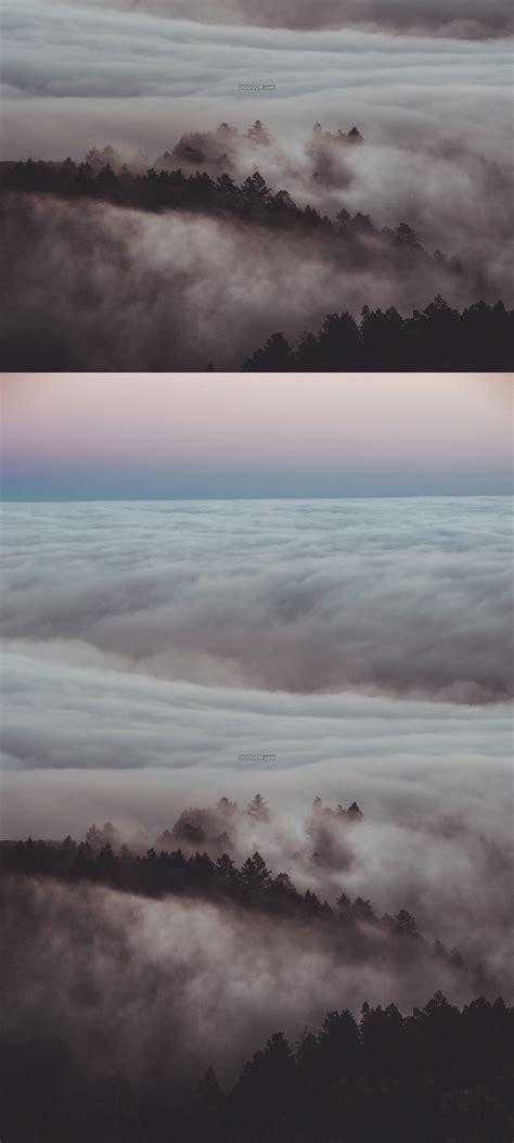 带有薄雾和雾气的山景风景高清图片下载-包图网