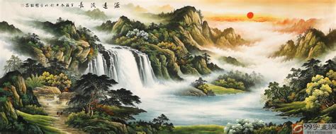 山水画的高雅名字,风景画取名,山水画起名_大山谷图库