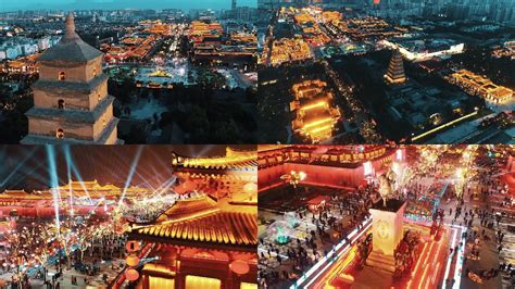 西安大唐不夜城高清图片下载-正版图片501396800-摄图网