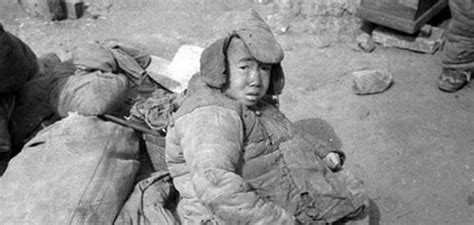 老照片：1946年的中国南方大饥荒 - 派谷照片修复翻新上色