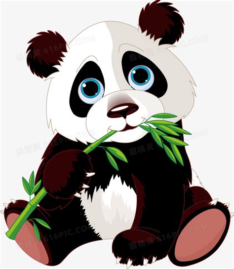 手绘卡通熊猫元素素材下载-正版素材400206800-摄图网