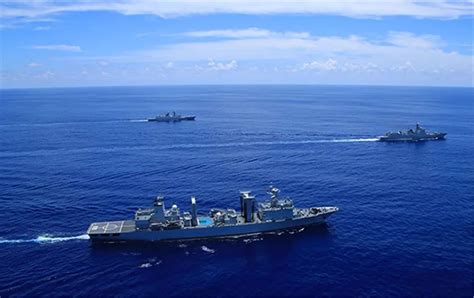 最强中国舰队刷屏，我海军编队高清大图来啦|编队|中国海军|海军_新浪新闻