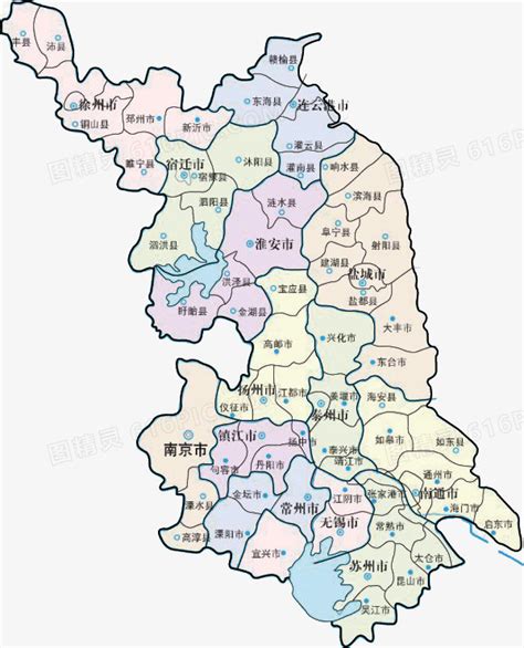 江苏地理图图片