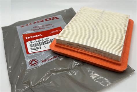 Genuine Honda 17211-Z8B-901 Air Filter For Lawnmower HRS216K6,HRS216K7 ...
