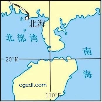 中国主要港口城市－北海_中国地图_初高中地理网