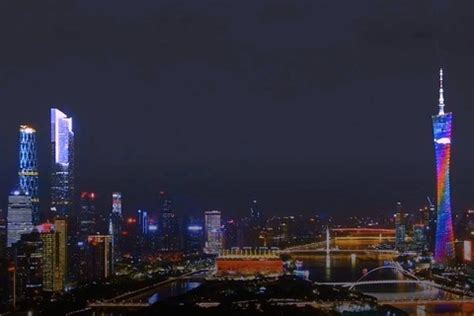 庆祝香港回归祖国25周年——广州塔和珠江两岸亮灯_凤凰网视频_凤凰网