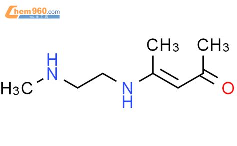 44987-77-1,3-PENTEN-2-ONE, 4-[[2-(METHYLAMINO)ETHYL]AMINO]-化学式、结构式、分子式 ...