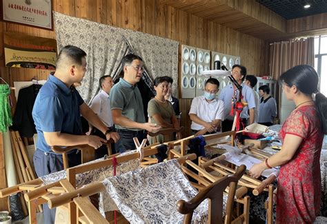 王晓辉带队来望江县调研非物质文化遗产保护和传承工作