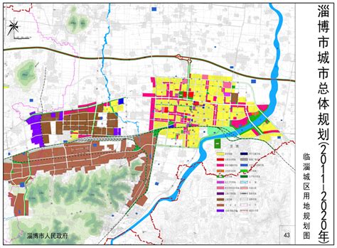 淄博市自然资源和规划局 城市总体规划 临淄区土地利用总体规划（2006-2020年）临淄区土地利用总体规划图