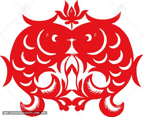 对称图形剪纸图片