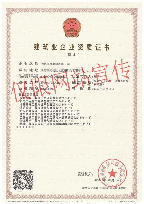 中国国际工程咨询有限公司 公司资质 工程咨询单位甲级资信证书（专项资信）
