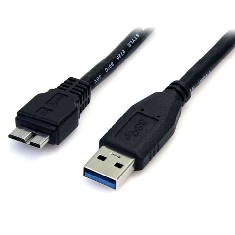 3 ft Black USB 3 Cable A to Micro B M/M - USB 3.0 Cables | Canada