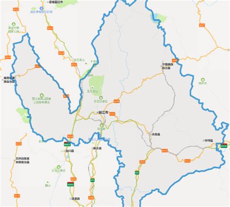 丽江古城地图-丽江古城地图