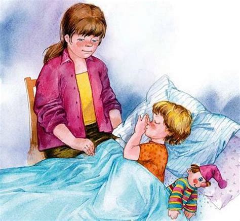 Мама укладывает ребенка - картинка №11647 | Printonic.ru