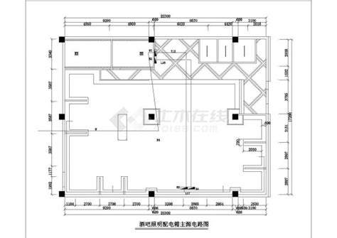 沈阳市某商业街高档商务酒吧全套电气设计CAD图纸_商业建筑_土木在线