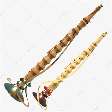 古代乐器唢呐音乐素材图片免费下载-千库网