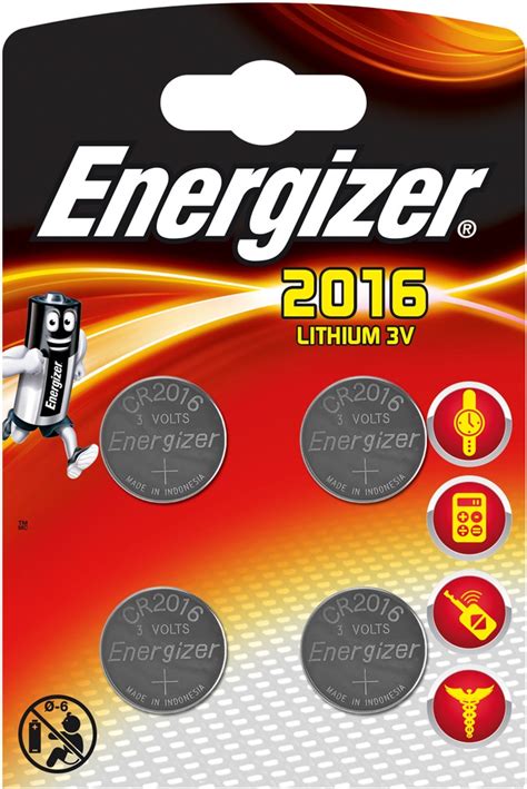 Energizer CR2016 4-pack | NetOnNet