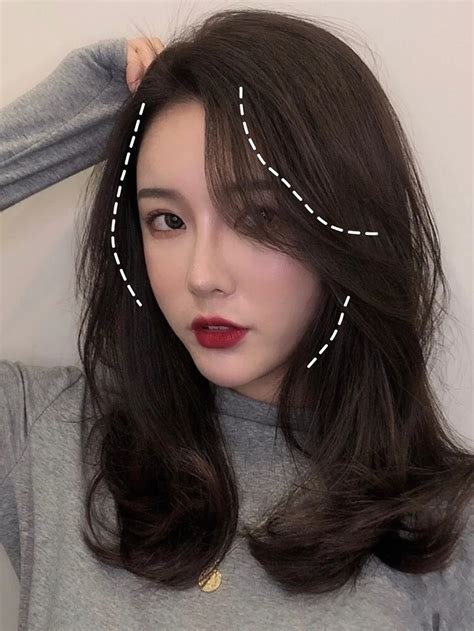 刘海烫发型图片