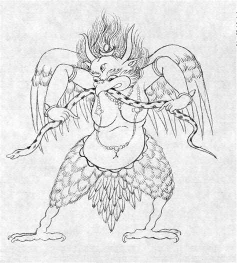 大鹏金翅鸟-佛教人物-图片