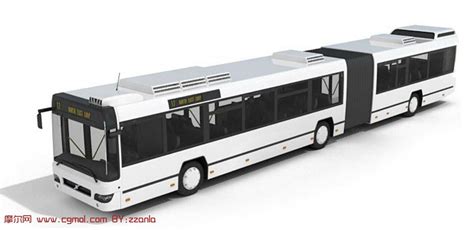 公交车模型 - CG模型 - 微妙网wmiao.com