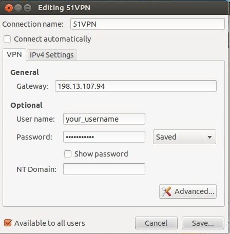 Ubuntu/Linux 配置VPN连接_