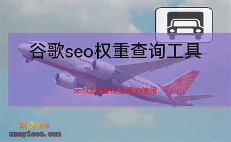 谷歌seo权重查询工具(seo综合查询工具的使用) - 贸易SEO网