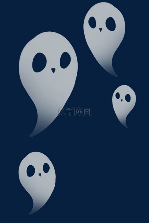 万圣节幽灵水母图片
