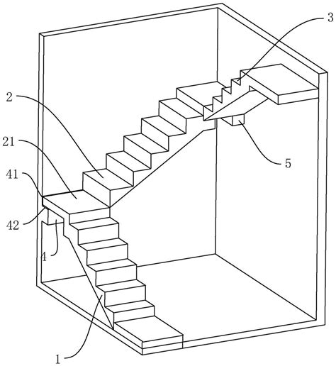 三转楼梯设计图与尺寸,三跑楼梯尺寸平面图,4米高楼梯设计三跑图_大山谷图库