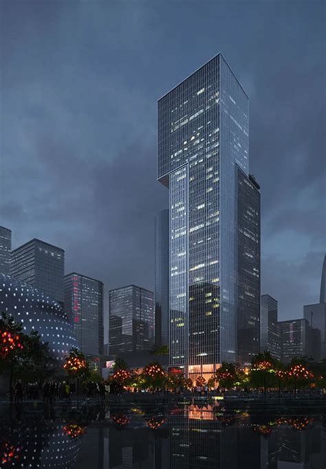 深圳后海新地标——联想国际总部大厦封顶，悬挑结构创中国之最_建筑