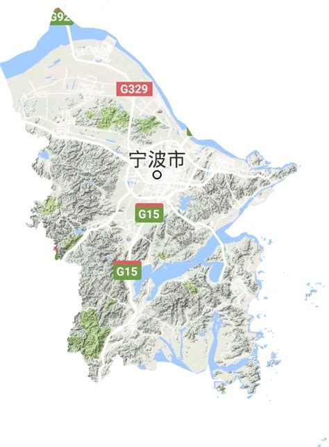 宁波旅游地图图片