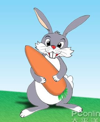 小兔子抱萝卜图片大全,小兔子分萝卜绘本故事,小兔子萝卜_大山谷图库
