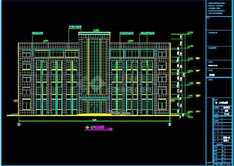 【建筑施工图】五层框架结构石漆外墙宿舍楼建筑施工图_cad图纸下载_土木在线