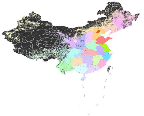 全国乡镇行政区划-地图数据-地理国情监测云平台