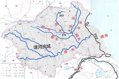 淮河的入海口在哪？70%以上的淮河水通过长江入海_黄河