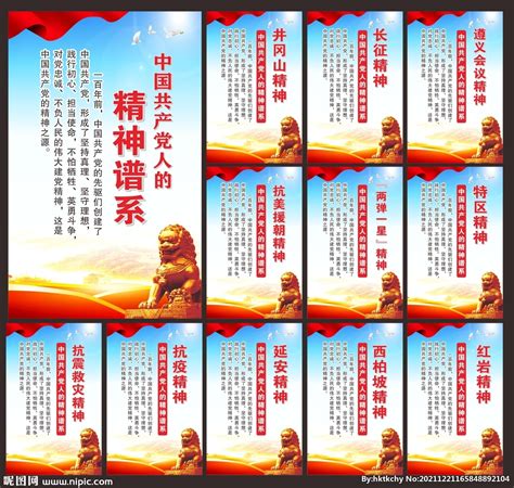 中国精神谱系设计图__展板模板_广告设计_设计图库_昵图网nipic.com
