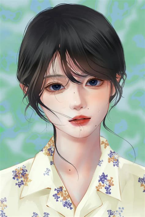 温柔画师女生头像