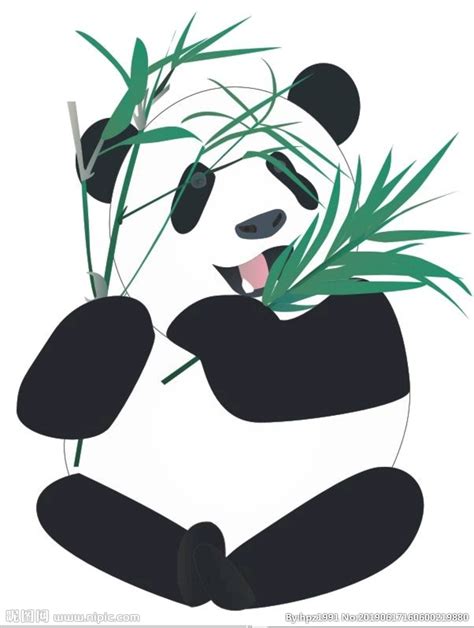 熊猫吃竹子设计图__其他_生物世界_设计图库_昵图网nipic.com