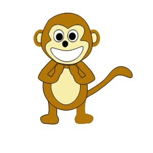 Q版卡通俏皮猴子png图片免费下载-素材7XSWkPVkP-新图网