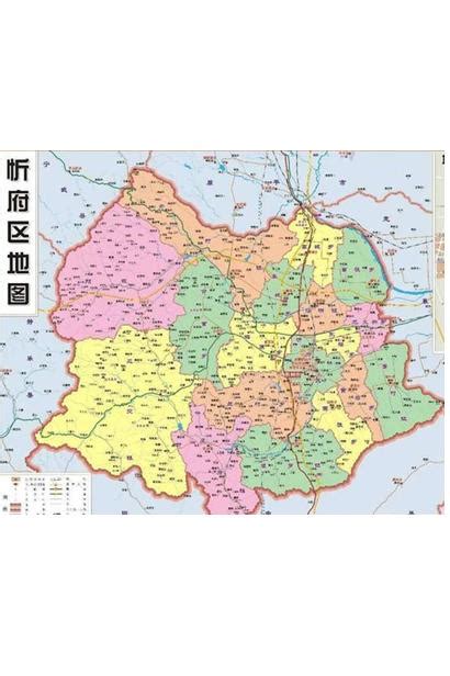 忻州忻府地图,忻府区,山西忻州_大山谷图库