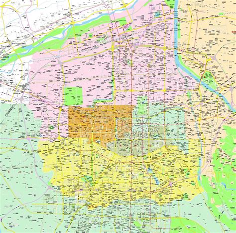 西安13个区的划分地图 西安市各区划分地图 | 高考大学网