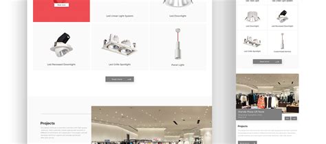 首登照明网站建设 - 超维品牌设计